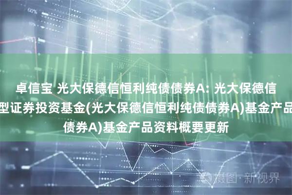 卓信宝 光大保德信恒利纯债债券A: 光大保德信恒利纯债债券型证券投资基金(光大保德信恒利纯债债券A)基金产品资料概要更新
