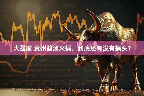 大盈家 贵州酸汤火锅，到底还有没有搞头？